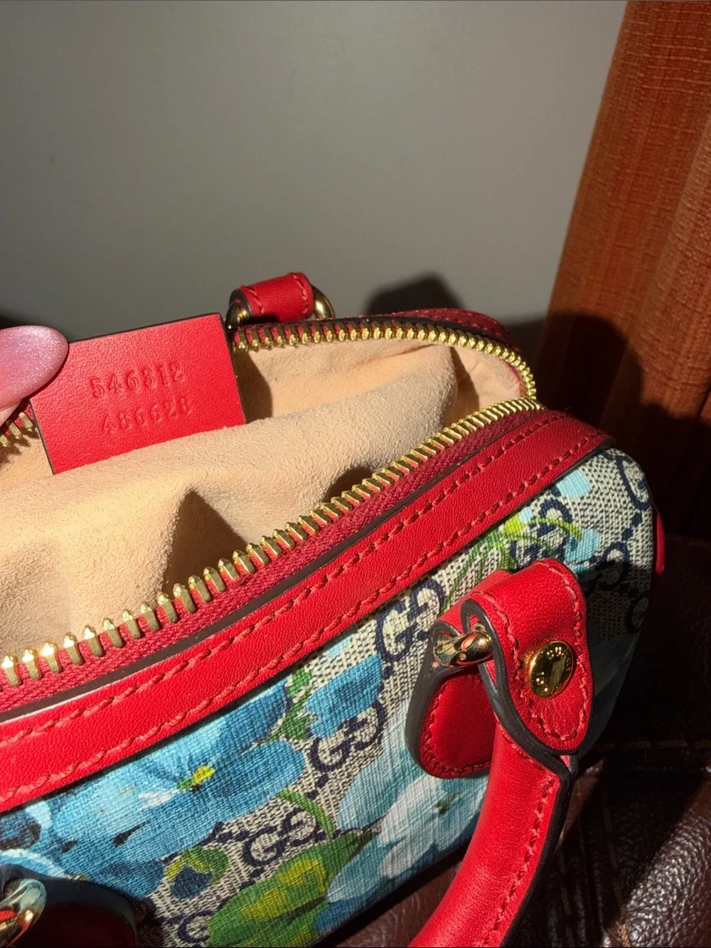 ‼️Authentic Gucci Floral Bloom Mini Boston Satchel Crossbody Bag - Picture 14 of 15